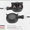 Universal Owl Fog Light & 4 Owl Indicator Set for 70CC, 125CC, and Universal Motorcycles