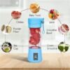Portable Rechargeable Blender 380ml – USB Electric Personal Smoothie Maker & Juicer Cup with 6 Stainless Steel Blades